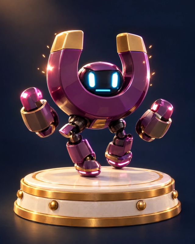 Concept art of the 1.1 hero Magnet
